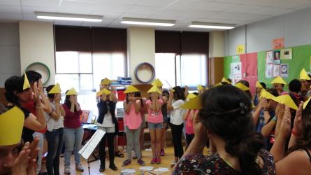 Assaig Cantània Vora 5è 2016
