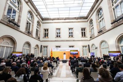 La consellera Mas Guix durant la presentació dels pressupostos al Parlament (22023).JPG
