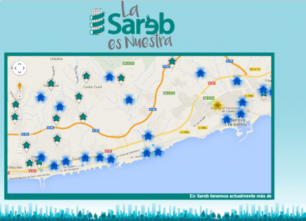 Mapa SAREB