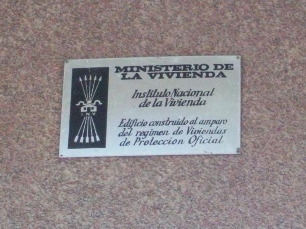 placa franquista